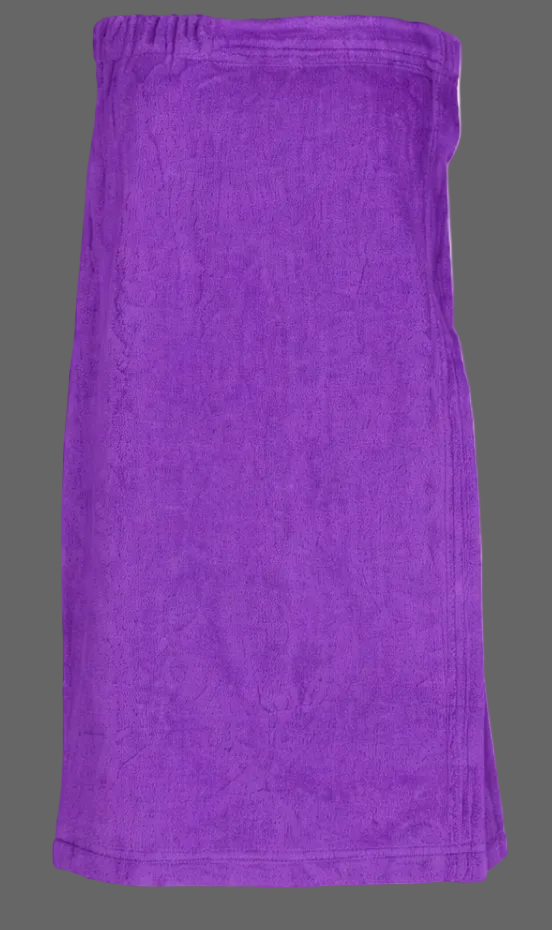 Terry Town Bath Wrap – Purple