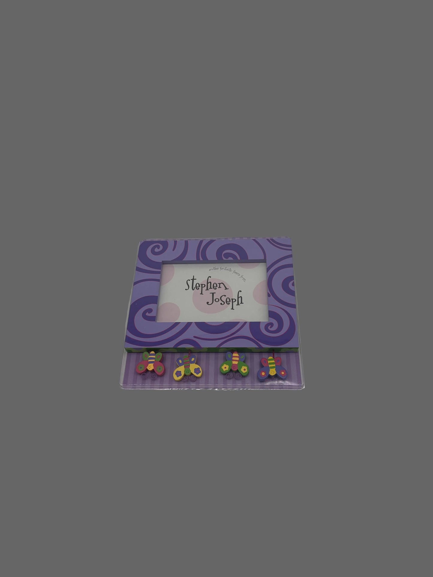 Stephen Joseph Butterfly Picture Frame — Whimsical Keepsake for Little Ones