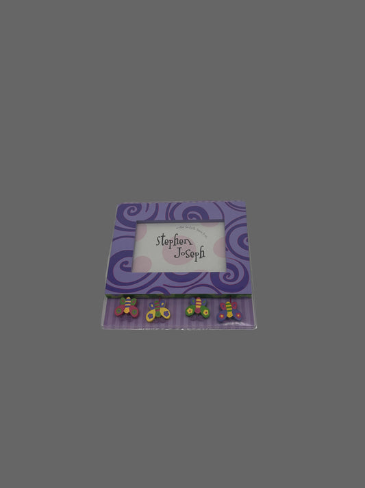 Stephen Joseph Butterfly Picture Frame — Whimsical Keepsake for Little Ones